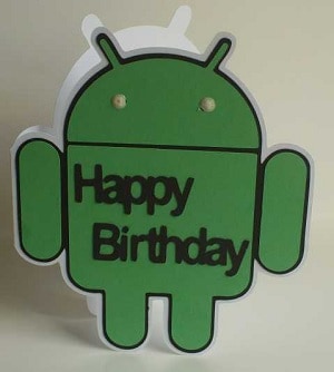 Android birthday card