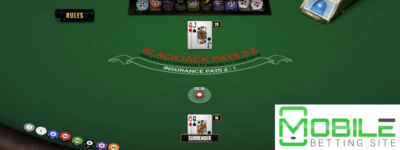 blackjack surrender strategy
