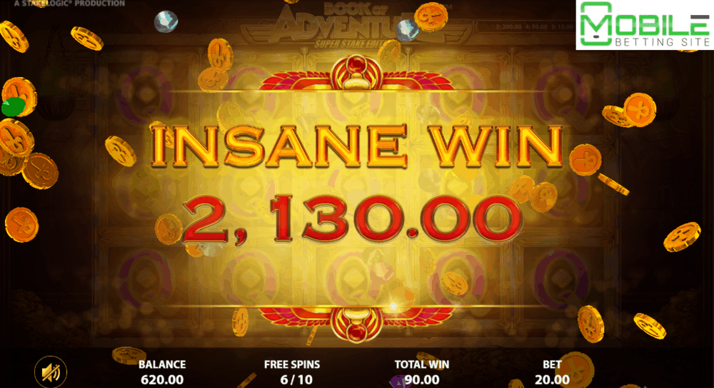 Insane Win on Book of Adventure superstake slot