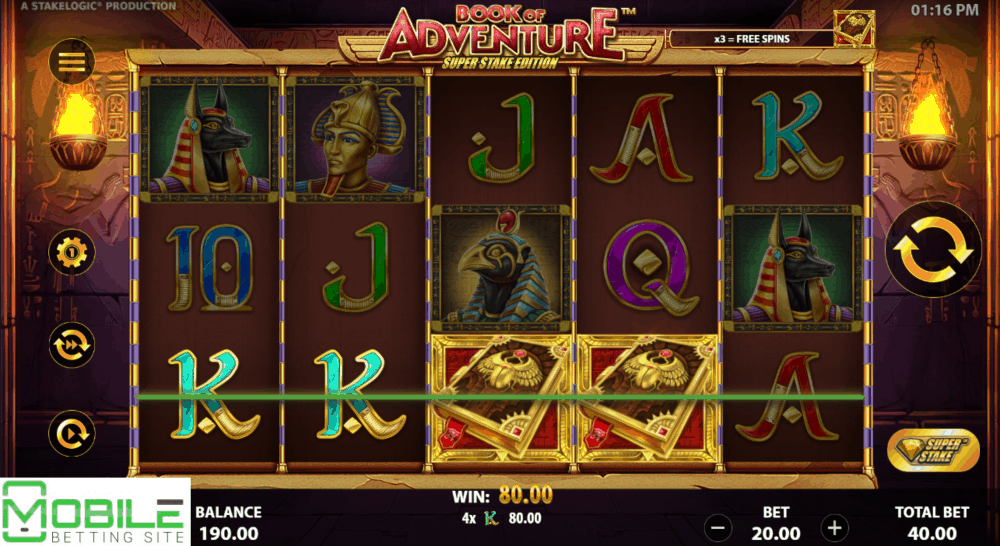 Book of Adventure Super Stake Slot Review