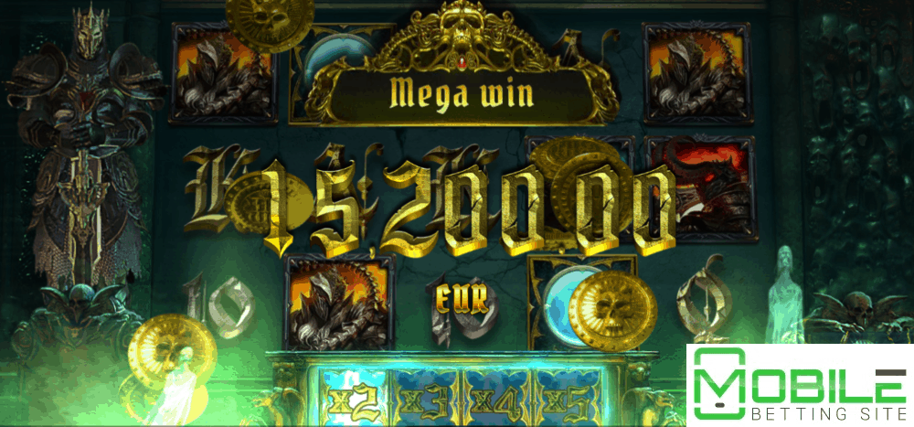 mega win on Dark King Forbidden Riches slot
