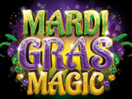 mardi gras magic slot logo