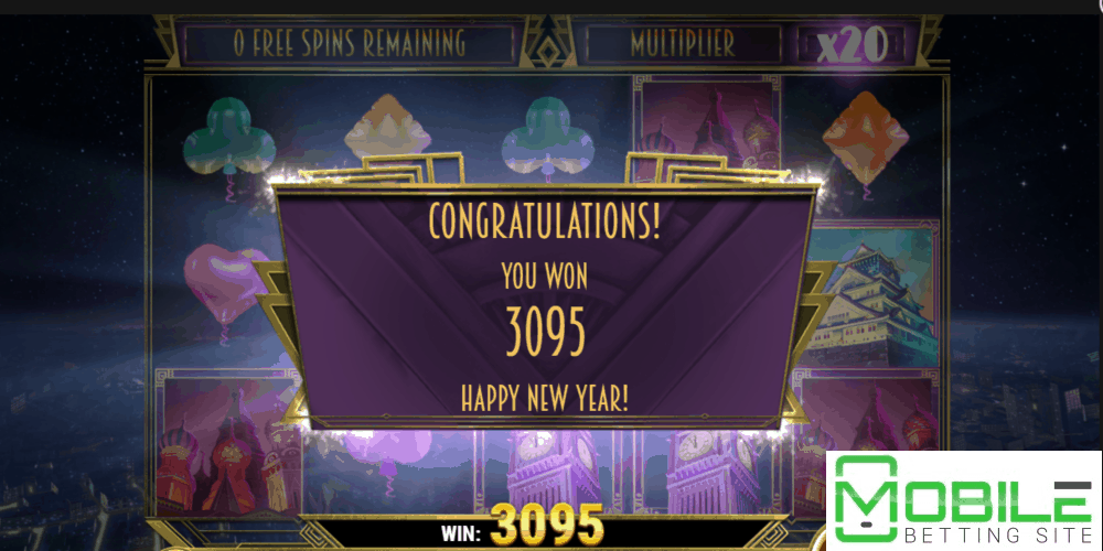 big win on New Year Riches slot