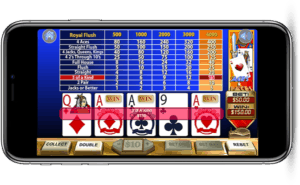 Playing video poker on mobile